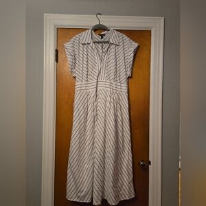 Banana Republic Striped Maxi Dress